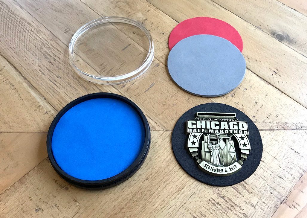 Race Medal Tabletop Display