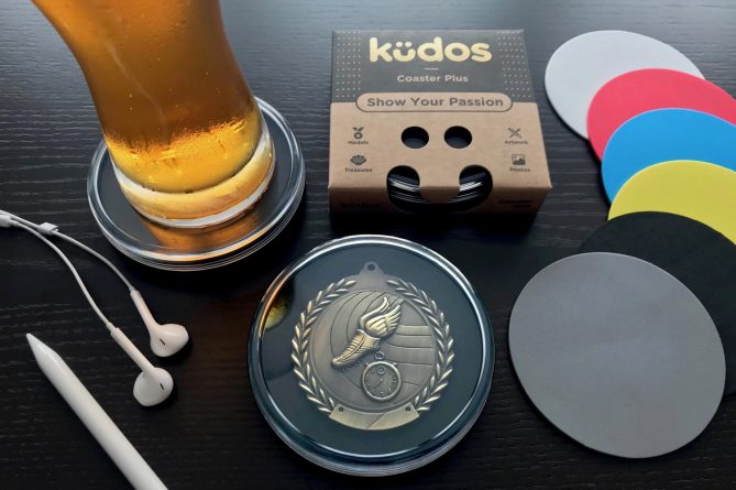 Kudos Coaster Black Desk Kudos Coaster Black Desk