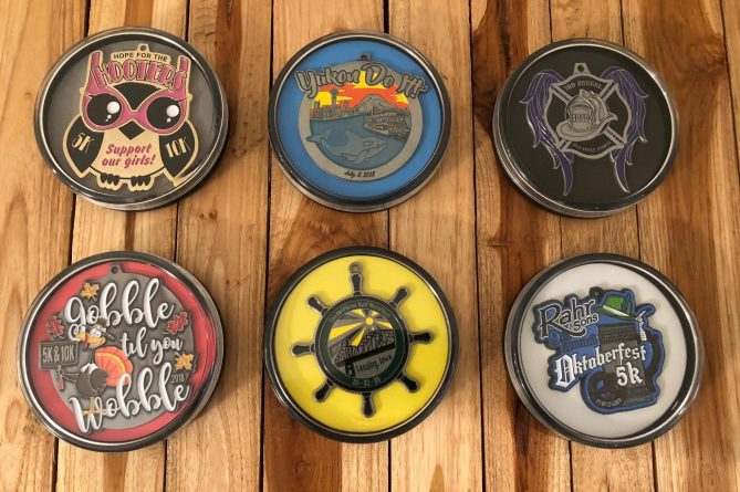 Six Kudos Coaster Plus Fits many shapes of medals