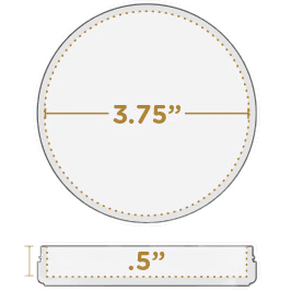 Coaster Inner Dimensions