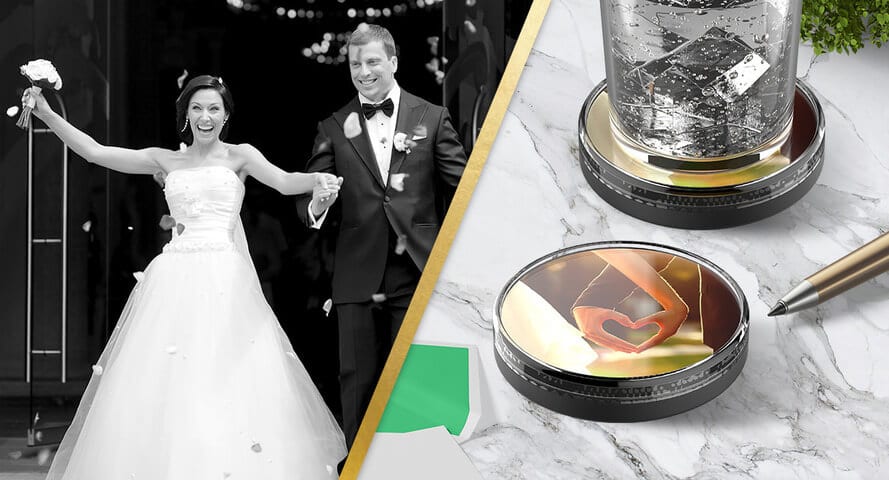 DIY Photo Coaster with Cocktail