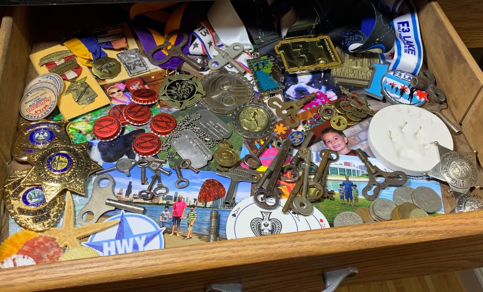 Drawer Full of Treasures to Display