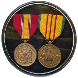 Military Commendation Display Case