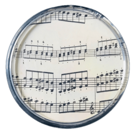 Sheet Music DIY Coaster