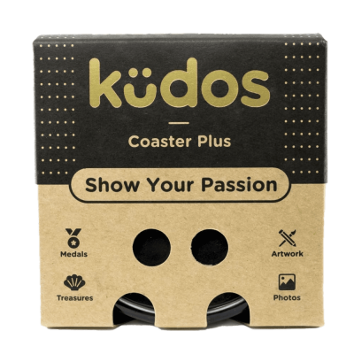 Kudos Coaster Plus Box Front Kudos Coaster Plus Box Front