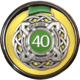 Display Shamrock Shuffle Medal