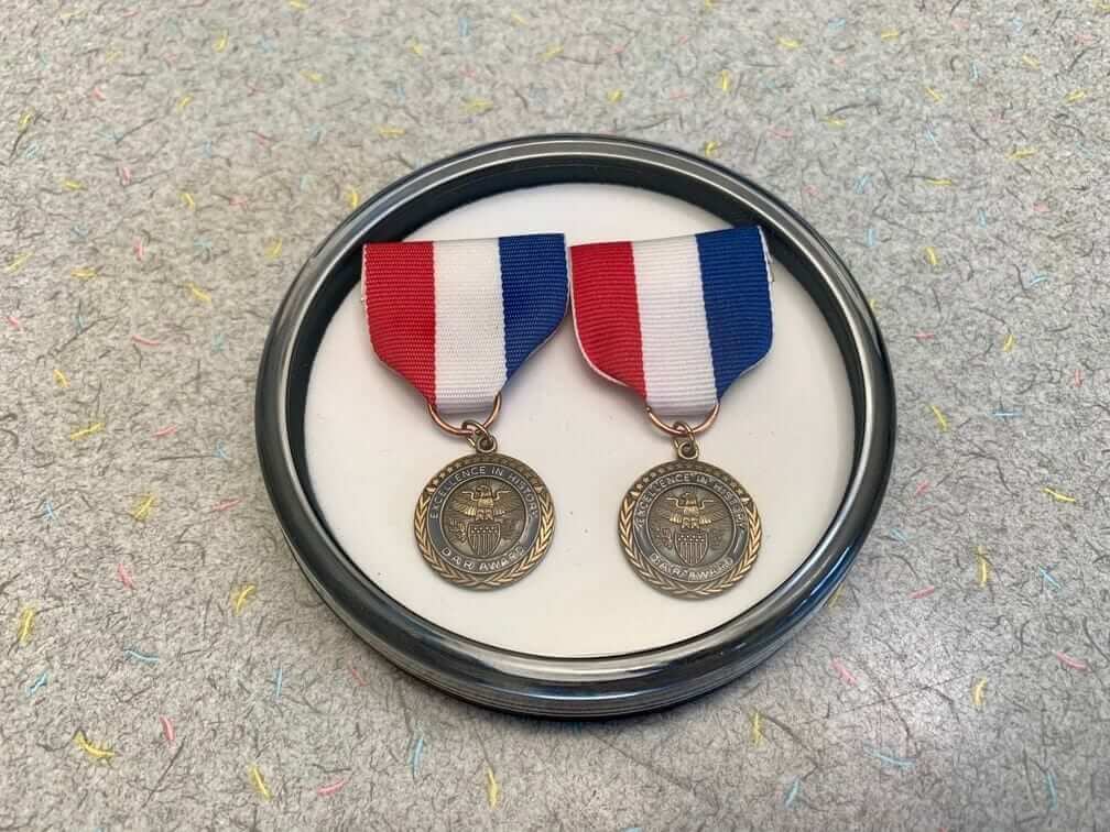 Military Medal Display